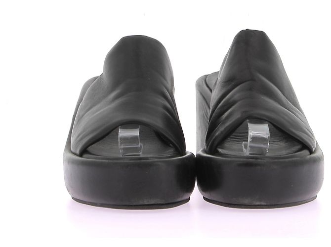 Autre Marque Mulas y zuecos no firmados T.EU 37 de cuero Negro - vista 4