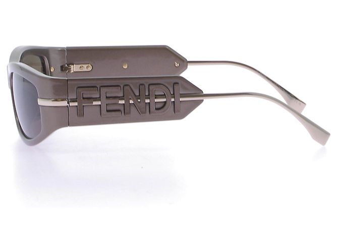 Fendi Sonnenbrille T. Kunststoff Grau - Ansicht 3