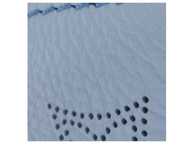 Louis Vuitton Monogramma Blu Mahina Babylone Catena BB Blu chiaro - vista 11