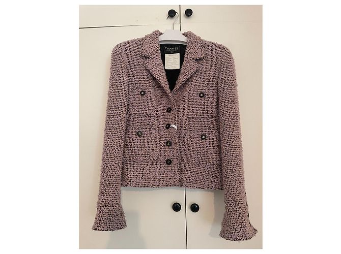 Cambon Chanel Vintage 1994 runway Jacket Purple - view 2