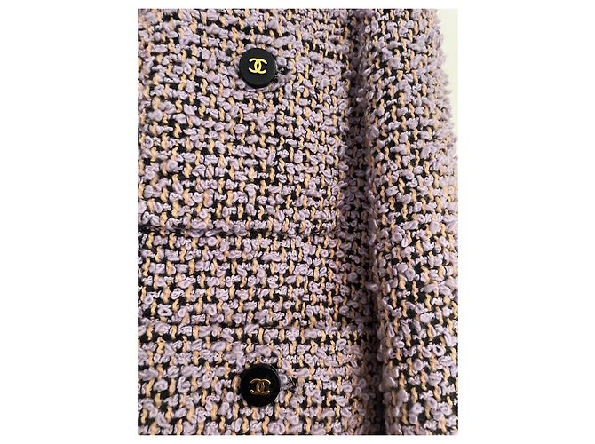 Cambon Chanel Vintage 1994 runway Jacket Purple - view 4