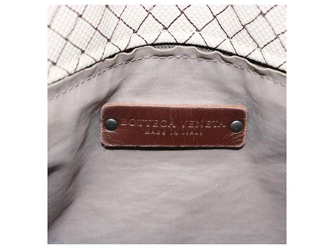 Autre Marque BOTTEGA VENETA Borsa Tote PVC Beige Auth bs13924 - vista 10