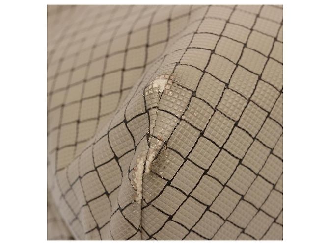 Autre Marque BOTTEGA VENETA Borsa Tote PVC Beige Auth bs13924 - vista 9