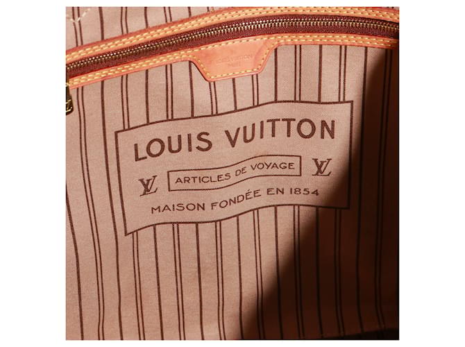 LOUIS VUITTON Sacs à main Neverfull Marron - vue 11