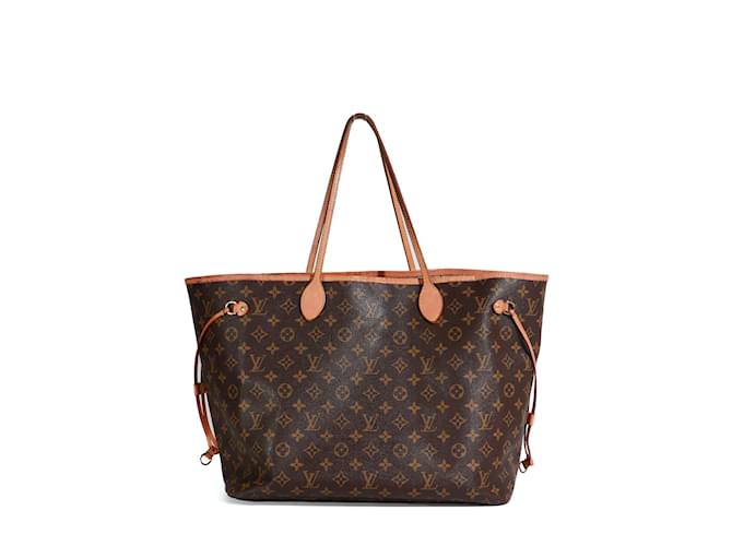 LOUIS VUITTON Sacs à main Neverfull Marron - vue 3