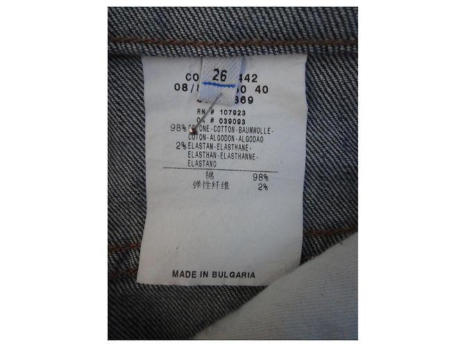 Vaqueros de Talle Alto Azules Cerruti 1881 Algodón Elastano - vista 5