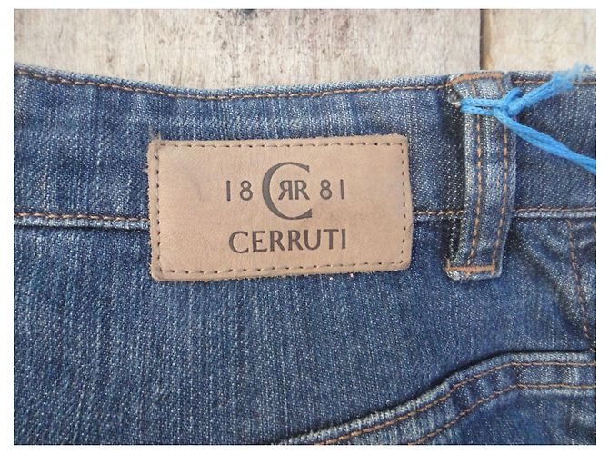 Vaqueros de Talle Alto Azules Cerruti 1881 Algodón Elastano - vista 6