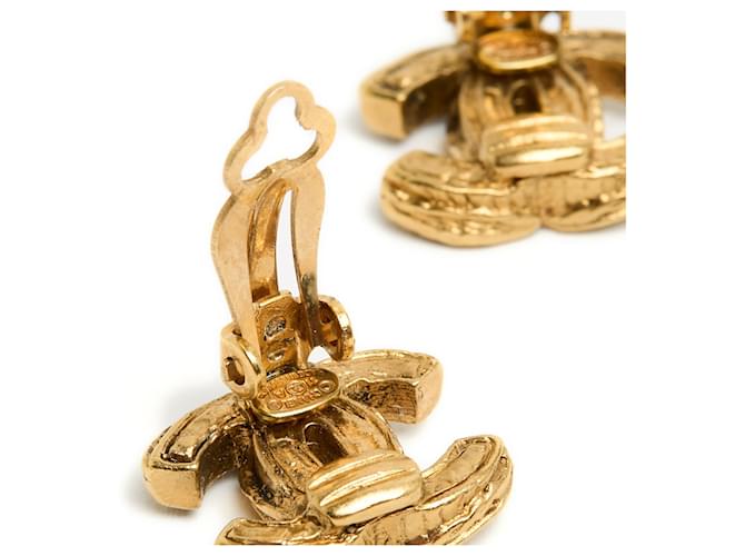 Chanel Orecchini AH2011 CC con clip. D'oro - vista 3