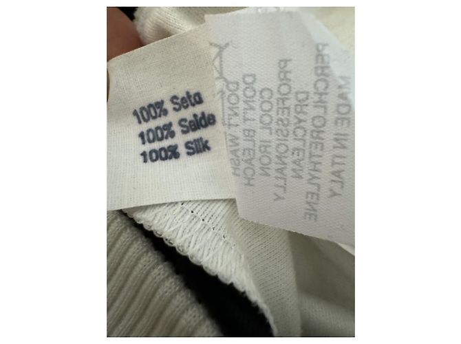 Gianfranco Ferré Seidenpullover gestreift blau weiß - Ansicht 8
