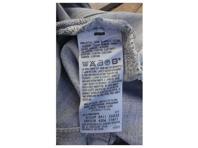 Levi's 1529 Vaqueros Bootcut Azul Claro - vista 6