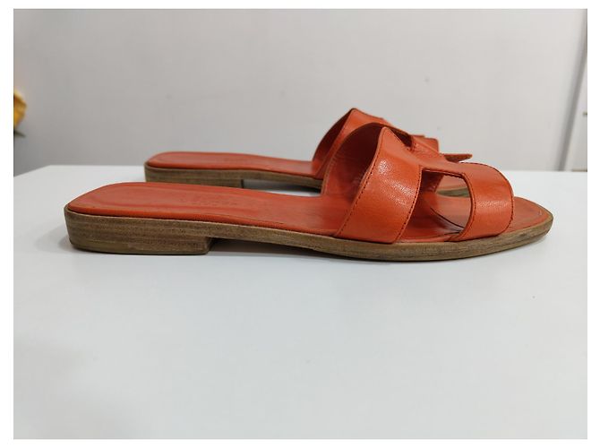 Oran Hermès Pantoletten Orange - Ansicht 2