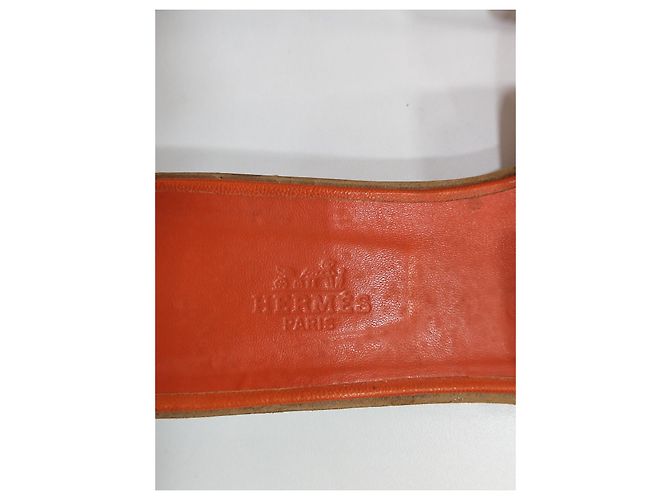 Oran Hermès Pantoletten Orange - Ansicht 3