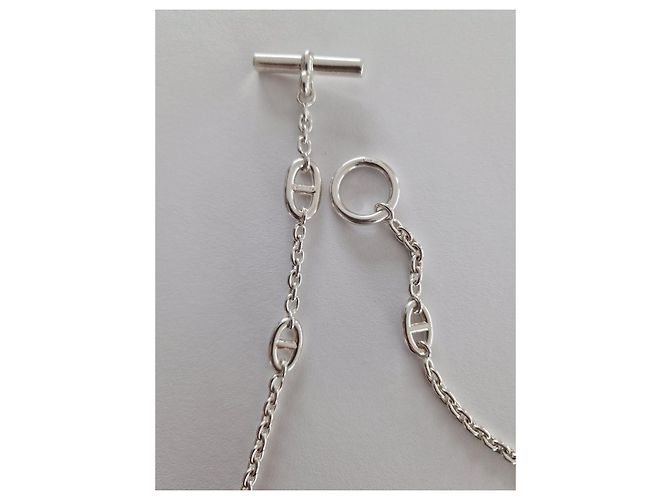Hermès Collar largo FARANDOLE 120 cm Plata - vista 4