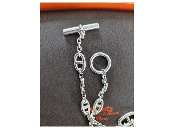 Hermès Collar largo FARANDOLE 120 cm Plata - vista 5