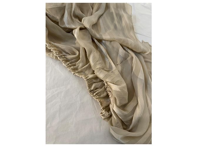 Vestido de seda Antonio Marras Beige - vista 6