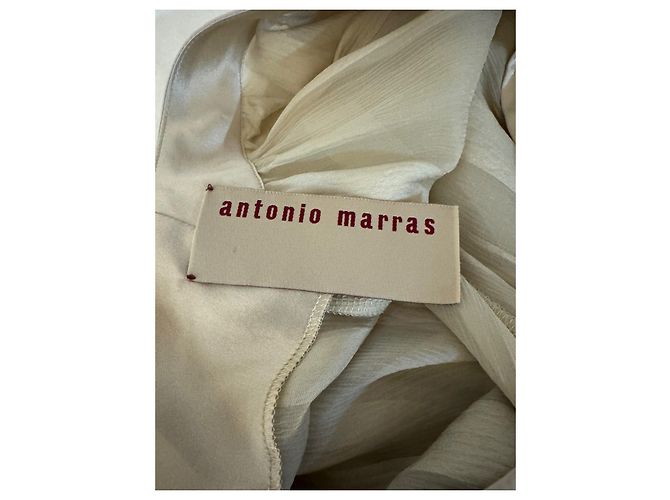 Vestido de seda Antonio Marras Beige - vista 9