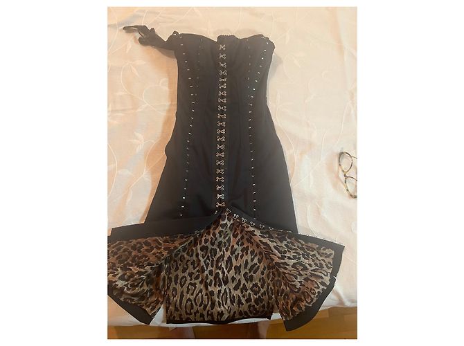 Vestido Dolce & Gabbana de algodón negro talla 40 - vista 4