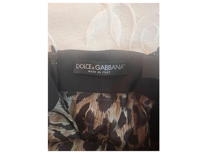 Vestido Dolce & Gabbana de algodón negro talla 40 - vista 5