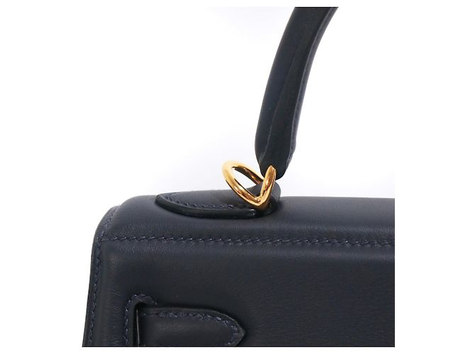 Hermès Borse HERMES Kelly 25 Blu navy - vista 9