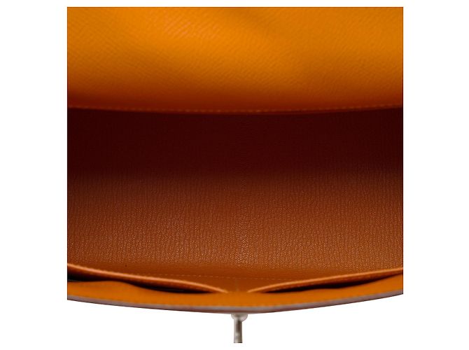 Hermès Sac HERMES Kelly 32 en Cuir Orange - 101890 - vue 9