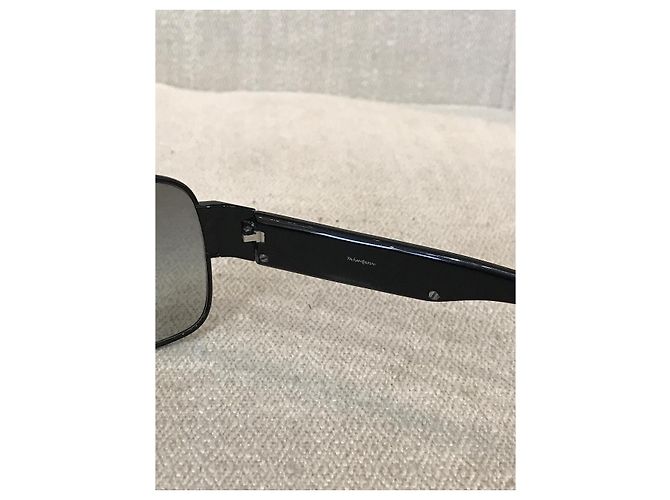 Gafas de sol SAINT LAURENT T. Metal Negro - vista 6