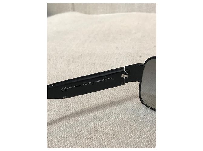 Gafas de sol SAINT LAURENT T. Metal Negro - vista 7