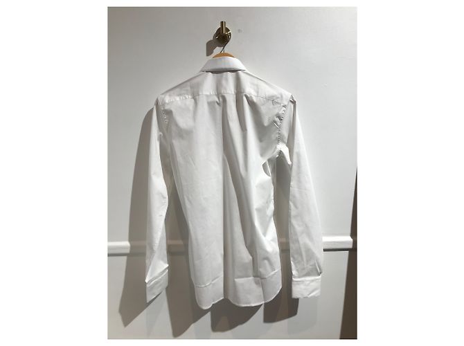 Camicie CHANEL T.Internazionale XS Cotone Bianco - vista 2