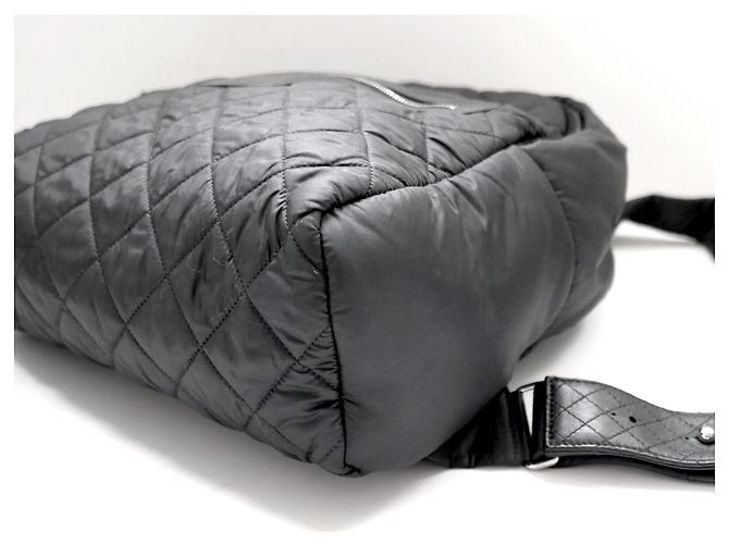 Mochila de nylon Chanel Coco Cocoon Negro - vista 6