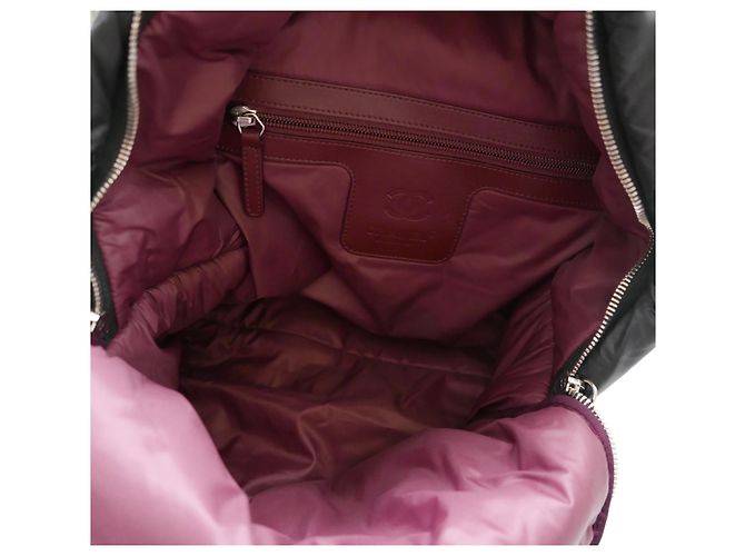 Mochila de nylon Chanel Coco Cocoon Negro - vista 9