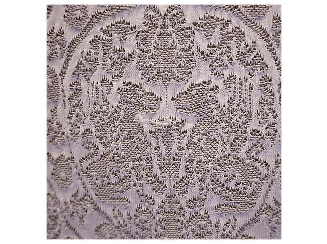 Valentino Garavani Vestido plisado Valentino de algodón blanco - vista 4