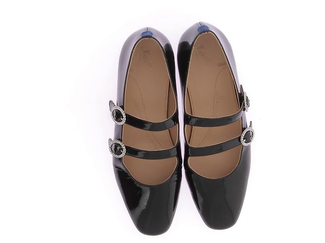 CHATELLES Bailarinas T.UE 38.5 Cuero Negro - vista 6