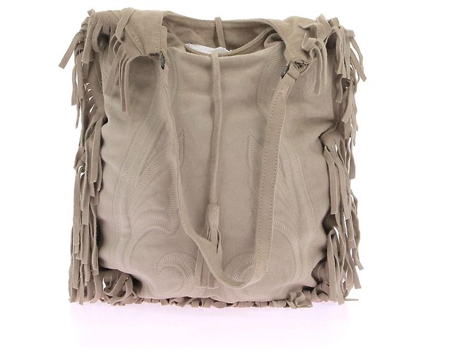 MINORITY Bolsos T.  ante Beige - vista 2