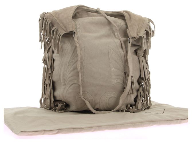 MINORITY Bolsos T.  ante Beige - vista 8