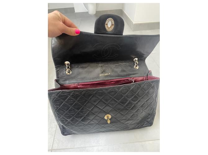 Chanel Zeitlos Schwarz Gold hardware - Ansicht 9