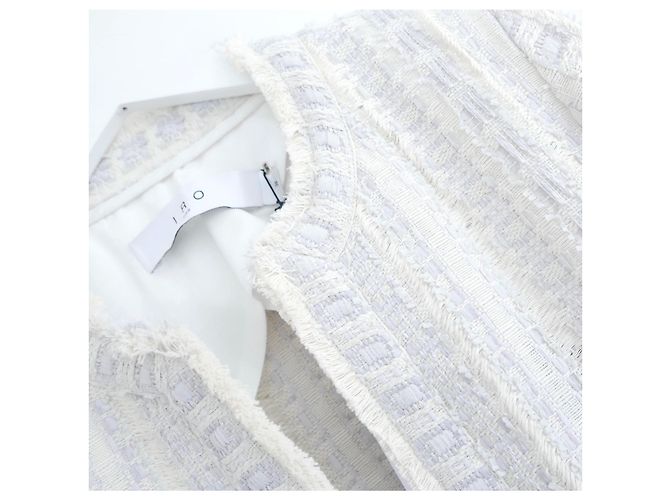 IRO Sorayan Jacke Perlgrau/Creme Roh - Ansicht 4