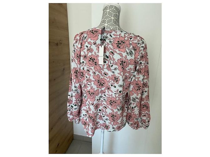 Autre Marque Blusa Brigitte Bardot con estampado floral de algodón Multicolor - vista 2