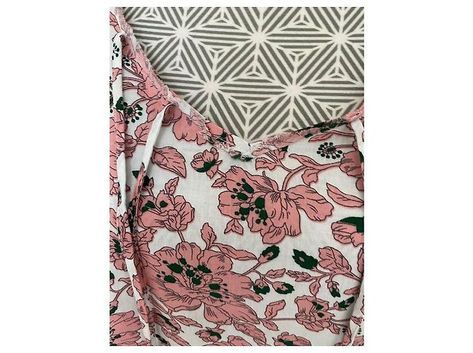 Autre Marque Blusa Brigitte Bardot con estampado floral de algodón Multicolor - vista 3
