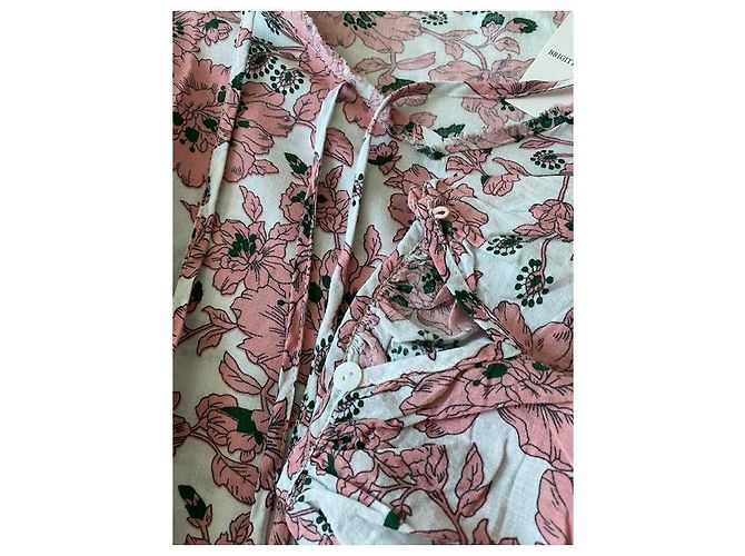 Autre Marque Blusa Brigitte Bardot con estampado floral de algodón Multicolor - vista 4
