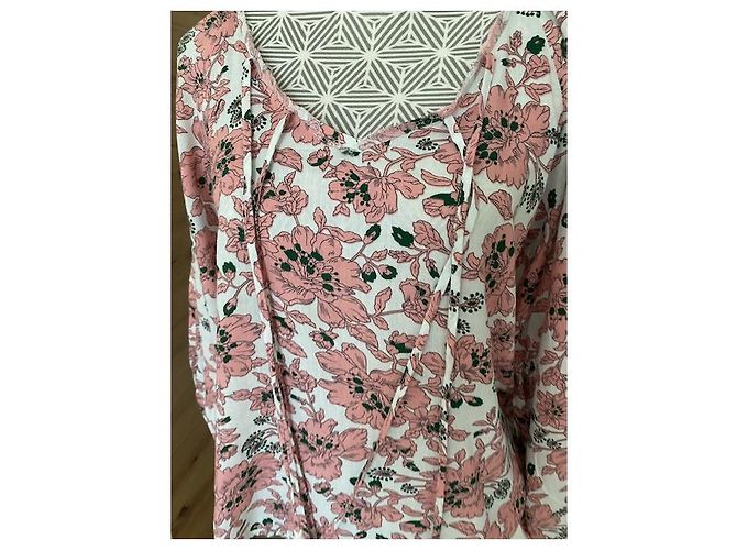 Autre Marque Blusa Brigitte Bardot con estampado floral de algodón Multicolor - vista 5