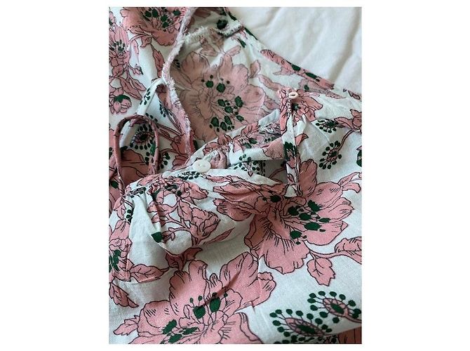Autre Marque Blusa Brigitte Bardot con estampado floral de algodón Multicolor - vista 6