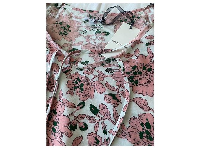 Autre Marque Blusa Brigitte Bardot con estampado floral de algodón Multicolor - vista 7