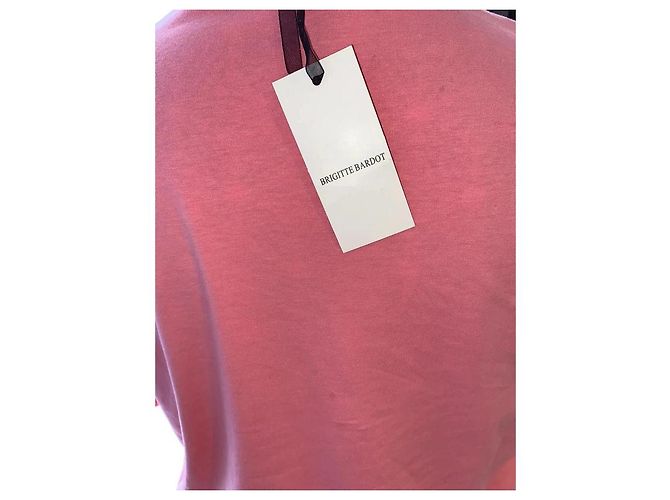 Autre Marque Camiseta Brigitte Bardot rosa de algodón - vista 3