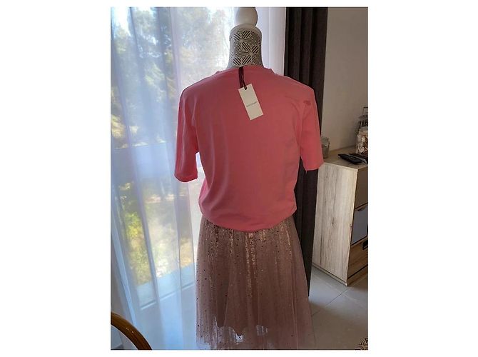 Autre Marque Camiseta Brigitte Bardot rosa de algodón - vista 8