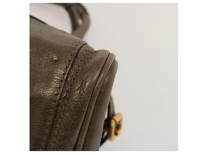 Chloé Borsa a tracolla Chloe Paddington in pelle marrone Auth 73238 - vista 14