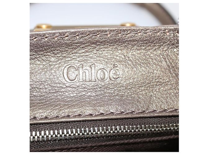 Chloé Borsa a tracolla Chloe Paddington in pelle marrone Auth 73238 - vista 18