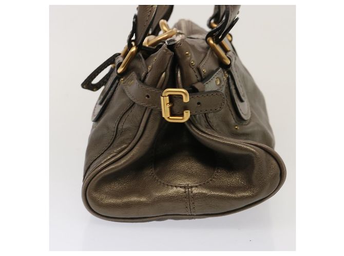 Chloé Borsa a tracolla Chloe Paddington in pelle marrone Auth 73238 - vista 4