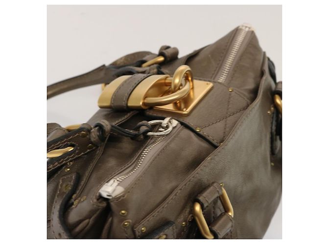 Chloé Borsa a tracolla Chloe Paddington in pelle marrone Auth 73238 - vista 6