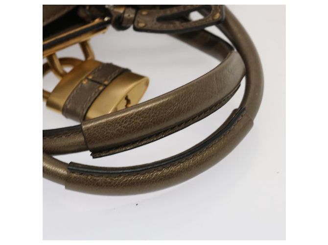 Chloé Borsa a tracolla Chloe Paddington in pelle marrone Auth 73238 - vista 7