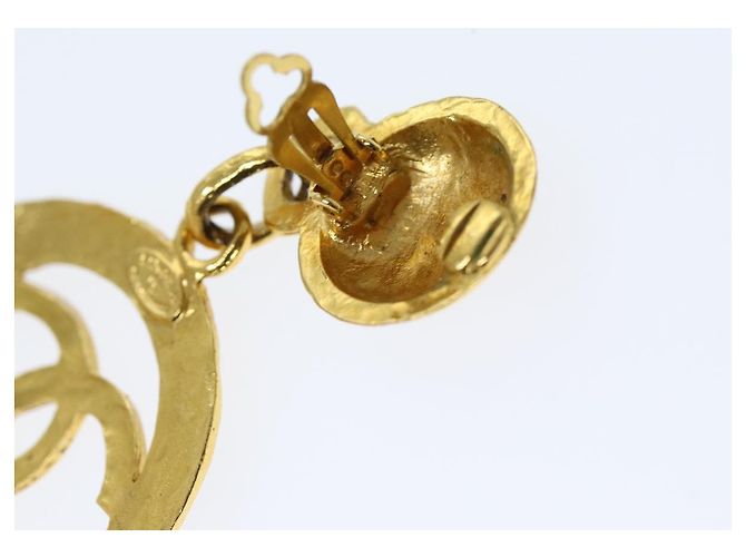 CHANEL Orecchino Metallo Solo Un Lato Oro CC Auth bs13983 D'oro - vista 6
