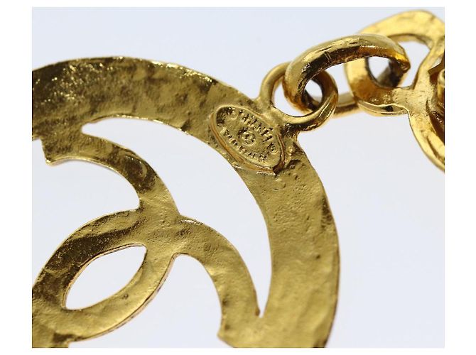 CHANEL Orecchino Metallo Solo Un Lato Oro CC Auth bs13983 D'oro - vista 8
